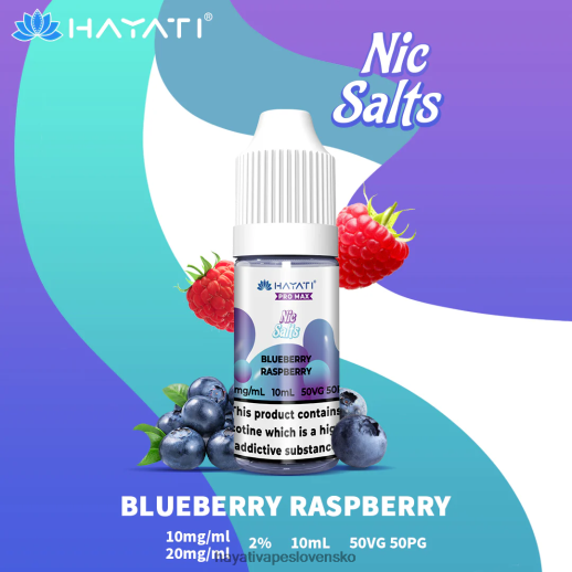 Hayati Pro Max ničivé soli - 042ZXR235 Hayati Vape Flavours čučoriedka malina