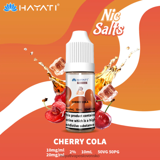 Hayati Pro Max ničivé soli - 042ZXR236 Hayati Vape Near Me čerešňová cola