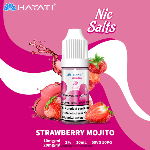 Hayati Pro Max ničivé soli - 042ZXR244 Hayati Vape Price jahodové mojito
