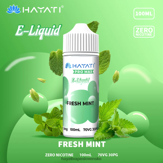 Hayati Pro Max ničivé soli - 042ZXR255 Hayati Vape Flavours čerstvá mäta