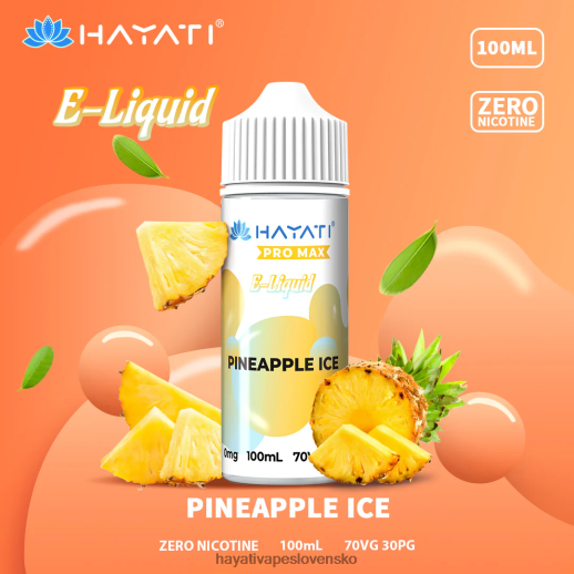 Hayati Pro Max ničivé soli - 042ZXR256 Hayati Vape Near Me ananásový ľad
