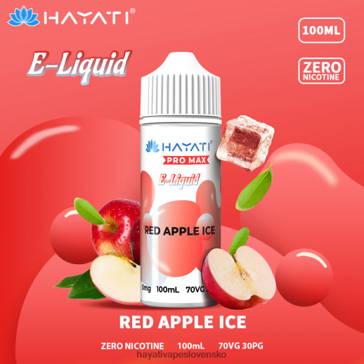 Hayati Pro Max ničivé soli - 042ZXR257 Hayati Vapes Wholesale ľad z červeného jablka