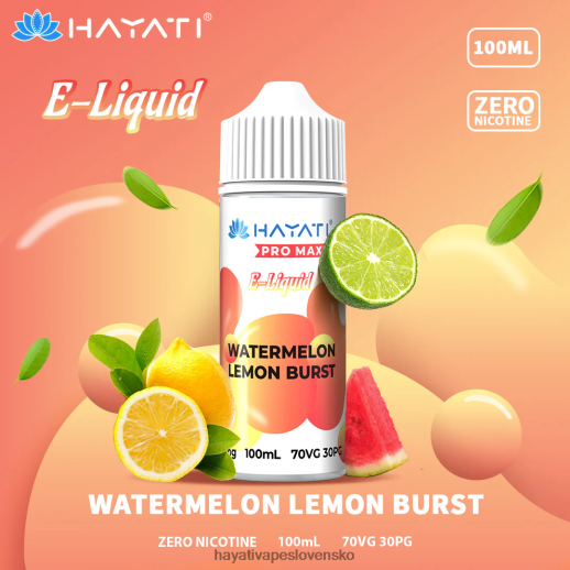 Hayati Pro Max ničivé soli - 042ZXR261 Hayati Slovensko melón citrón prasknúť