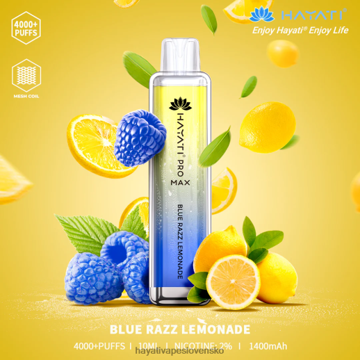 modrá razz limonáda