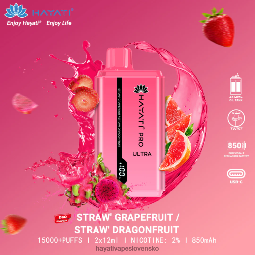 jahodový grapefruit/jahodový dráč