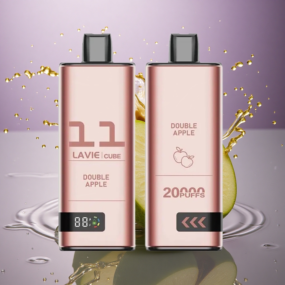 Lavie Cube 20000 Puffs Dvojité Jablko 28ML 5% Nikotínu 600mAh