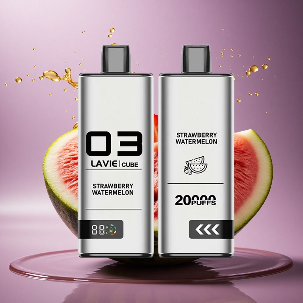 Lavie Cube 20000 Puffs Jahodový Melón 28ML 5% Nicotine 600mAh