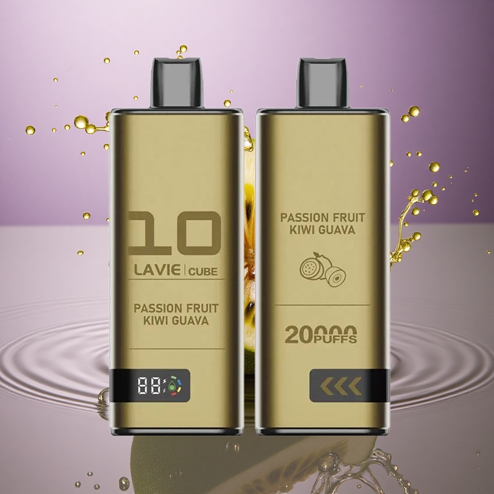 Lavie Cube 20000 Puffs Marhuľa Kiwi Guava 5% nikotín 600mAh