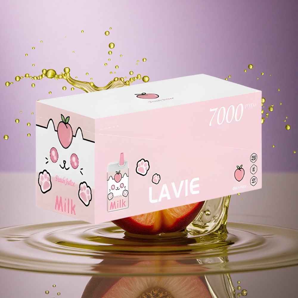 Lavie Milk 7000 Puffs Broskyňový Džús 16ML 600mAh