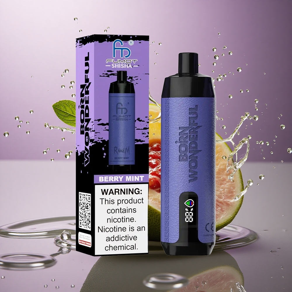 RandM Fumot Shisha 10000 Puffs Bobová Mätová 0,5% nikotínu 850 mAh