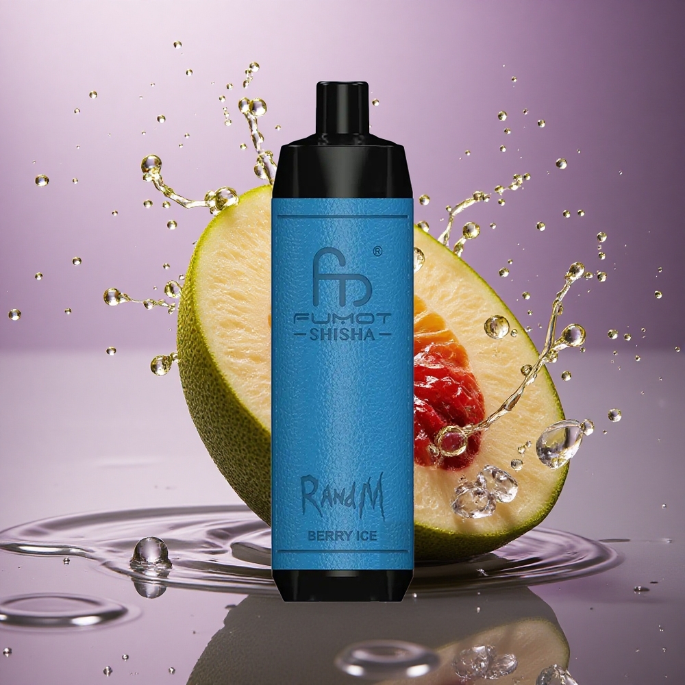 RandM Fumot Shisha 10000 Puffs Bobuľový ľad s 0,5% nikotínu a 850 mAh batériou