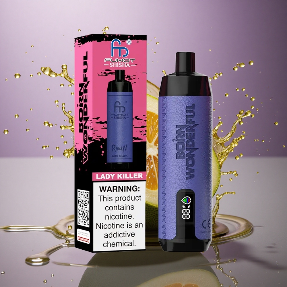 RandM Fumot Shisha 10000 Puffs Dámsky Vrah 18ml 850mAh 0.5% Nikotín