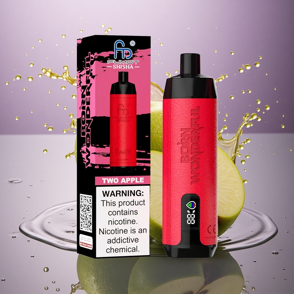 RandM Fumot Shisha 10000 Puffs Dve Jablká 18ml 850mAh 0.5% Nikotín