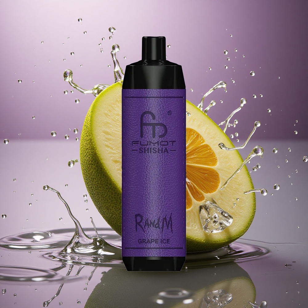 RandM Fumot Shisha 10000 Puffs Hroznový ľad s 0,5% nikotínu a 850 mAh