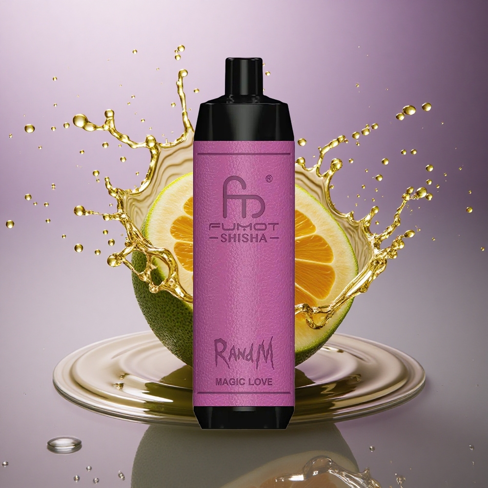 RandM Fumot Shisha 10000 Puffs Kúzlo Lásky LED Typ-C 0,5% nikotínu