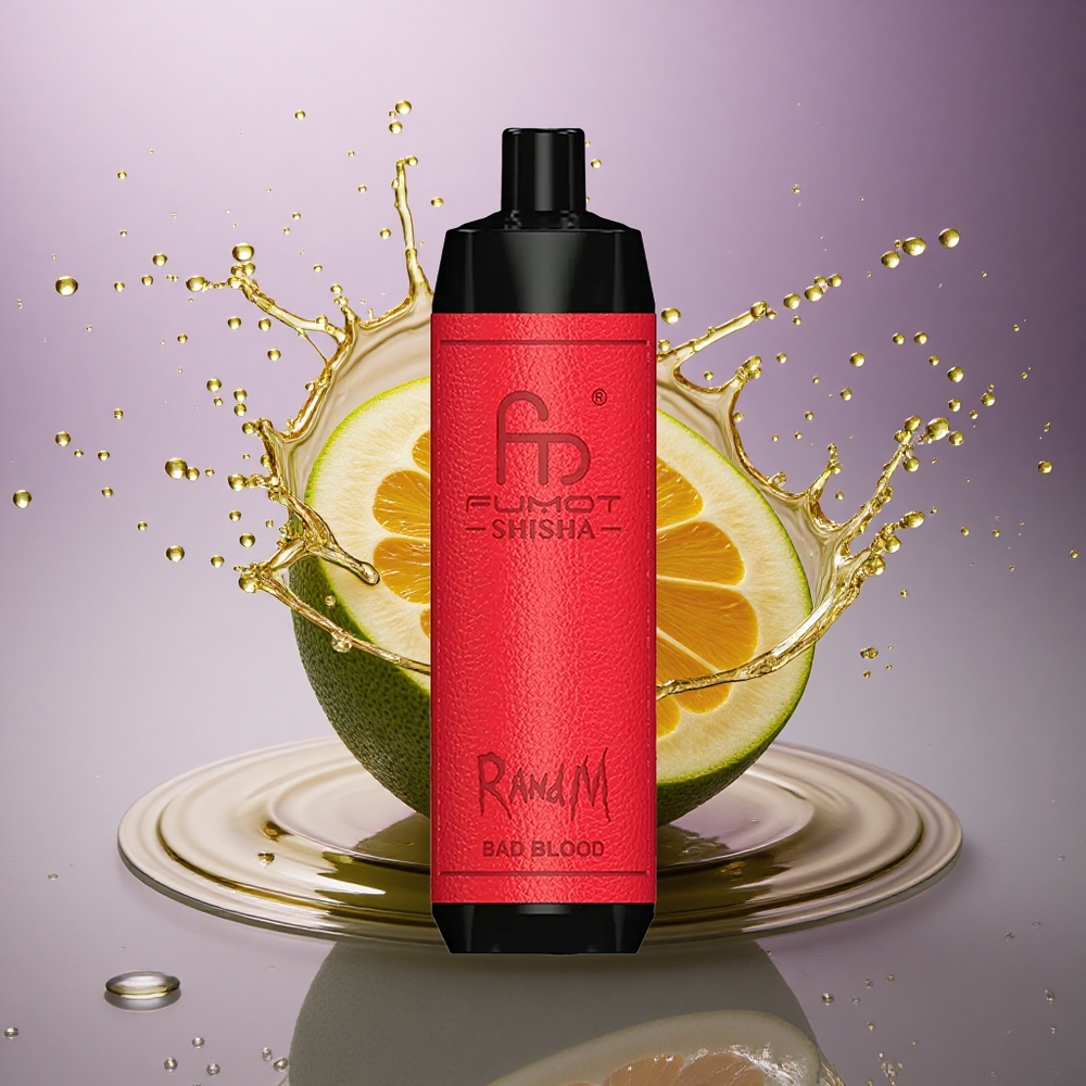 RandM Fumot Shisha 10000 Puffs Zlá Krv Mesh 0.6ohm Batéria 850mAh