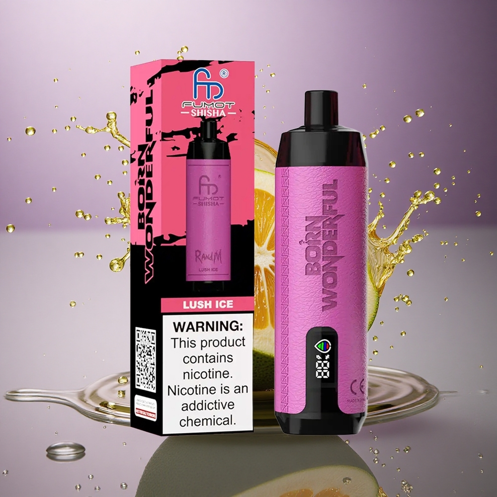 RandM Fumot Shisha 10000 Puffs ŠŤavnatý ľad s 18ml náplňou a 850 mAh batériou