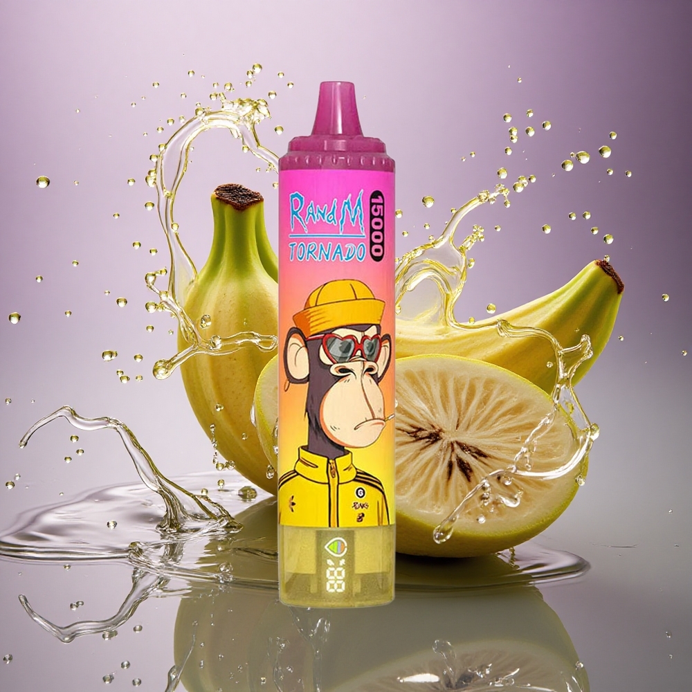 RandM Fumot Tornado 15000 Puffs Banánový ľad 25ml 850mAh