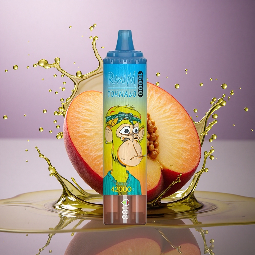 RandM Fumot Tornado 15000 Puffs Broskyňa Mango 25ml 850mAh Mesh