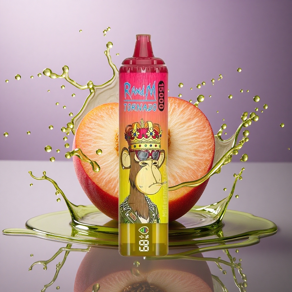RandM Fumot Tornado 15000 Puffs Broskyňový ľad s 850mAh a 25ml
