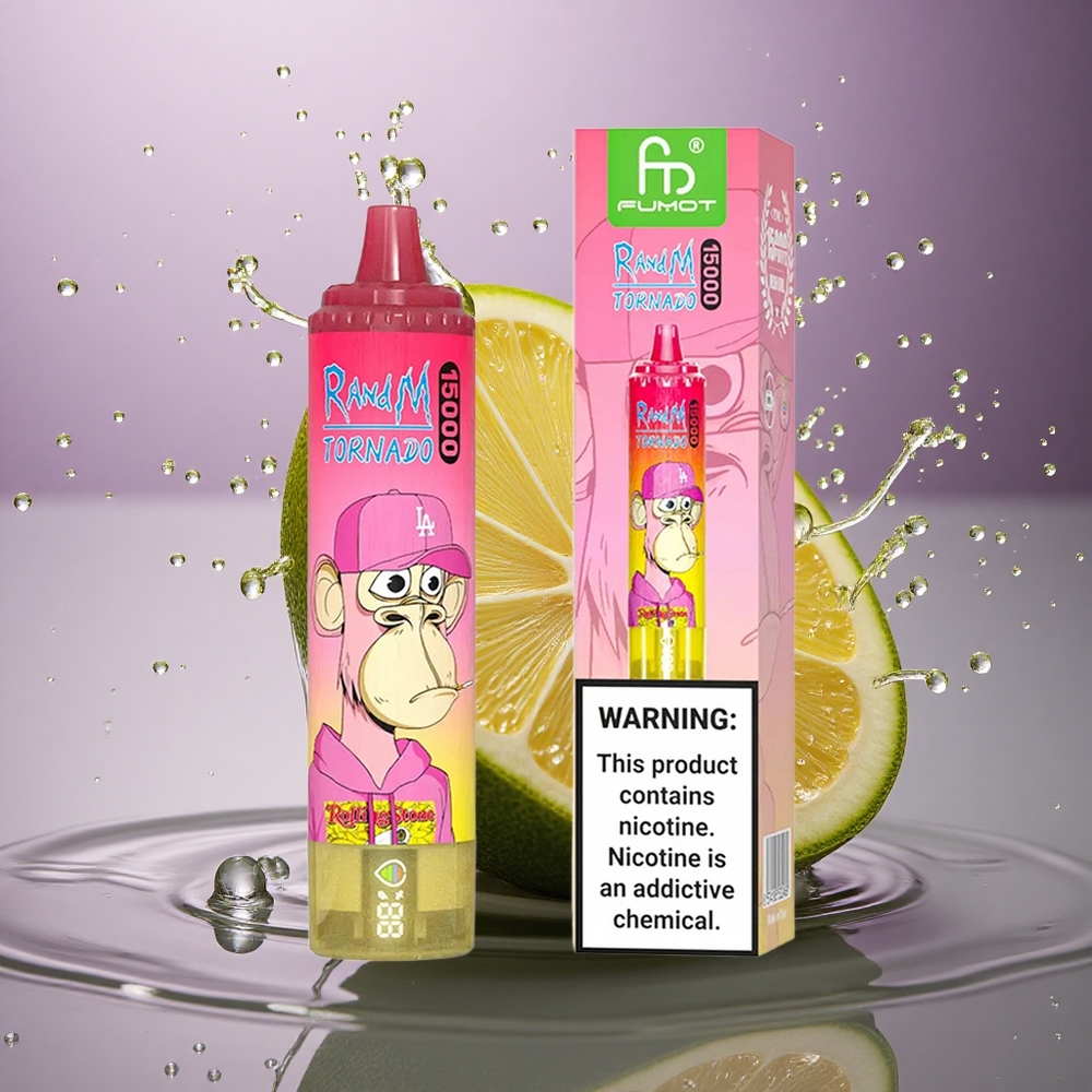 RandM Fumot Tornado 15000 Puffs Citrón 25ml 850mAh Mesh