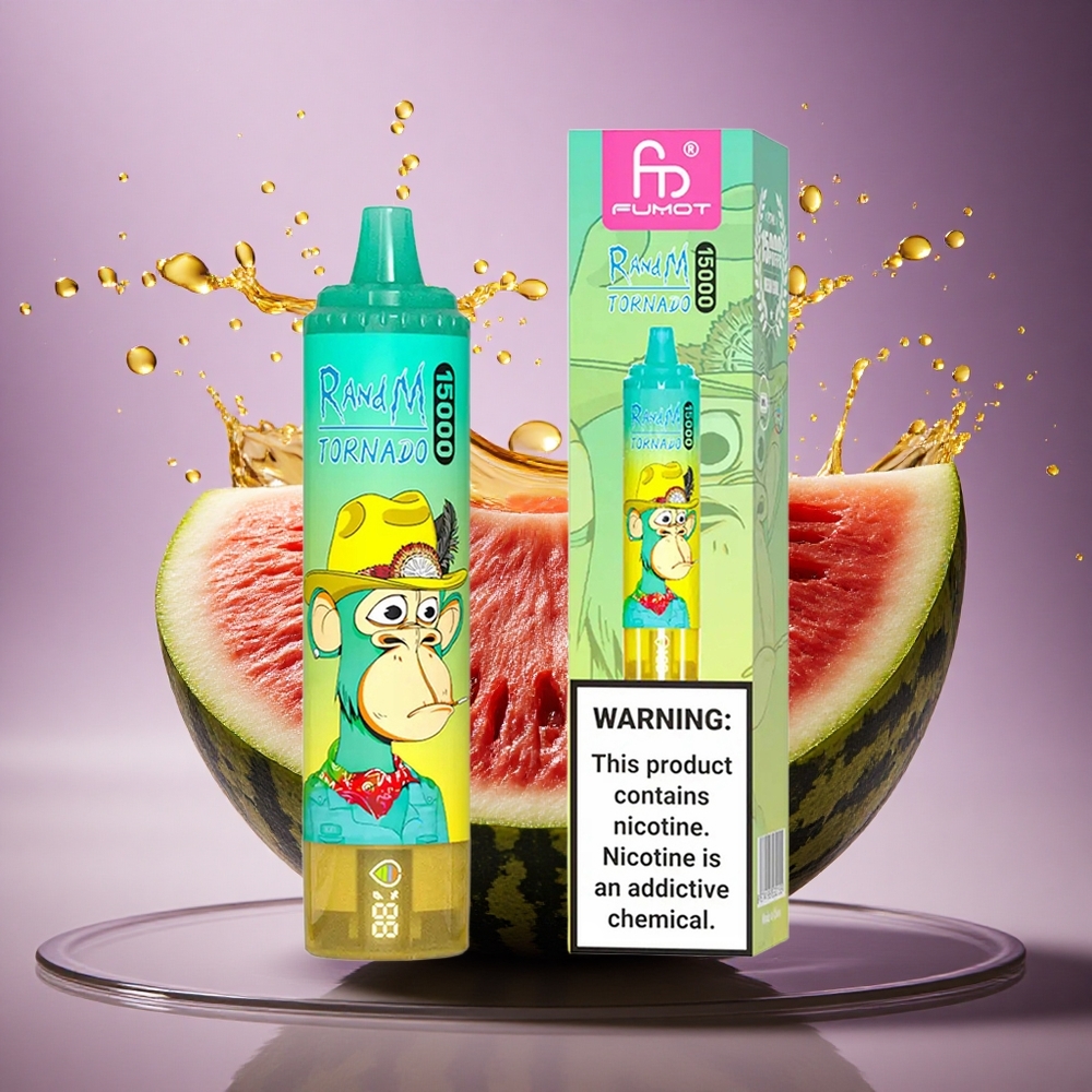 RandM Fumot Tornado 15000 Puffs Dovýnková Ľadová 25ml 850mAh
