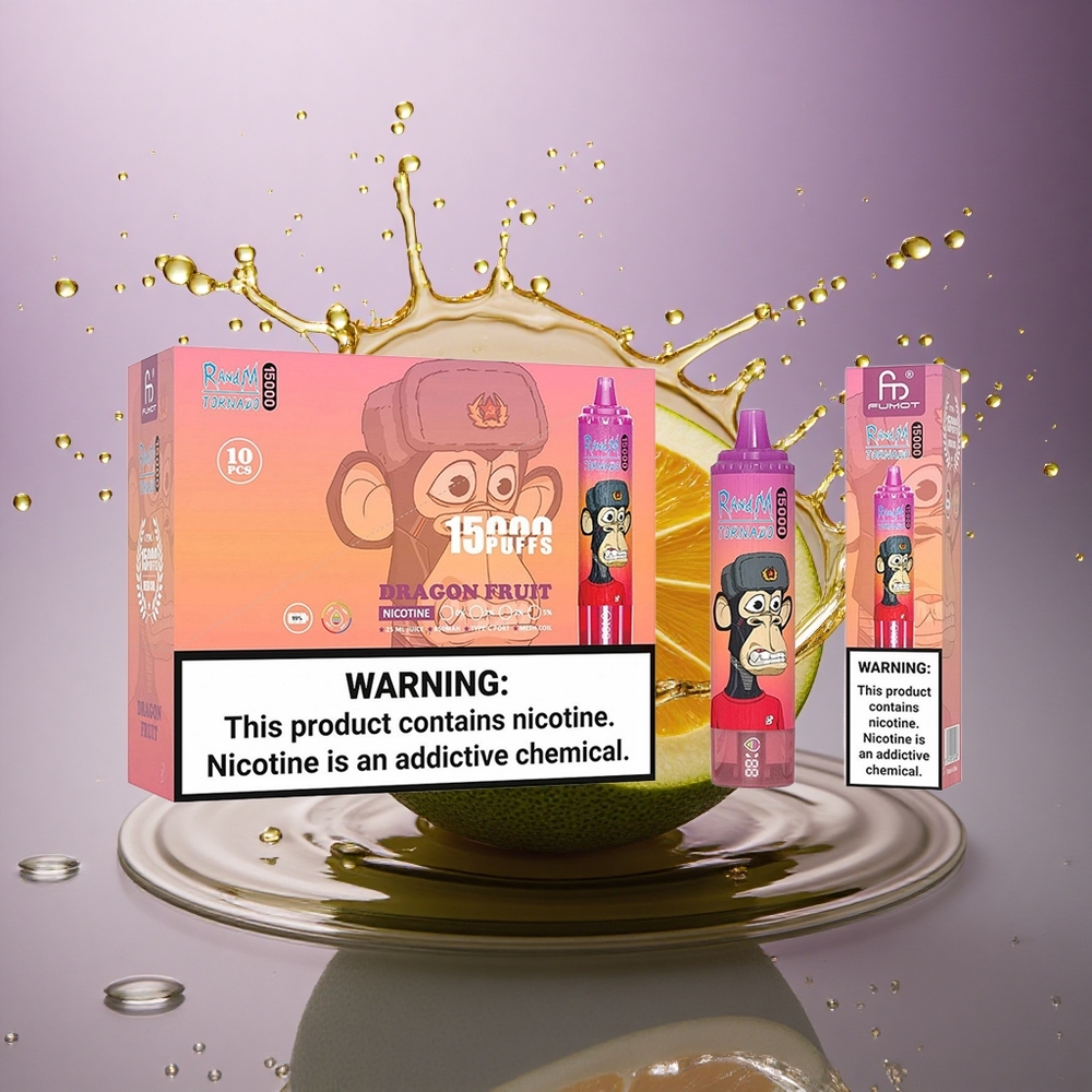 RandM Fumot Tornado 15000 Puffs Dračie Ovce 25ml 850mAh Mesh