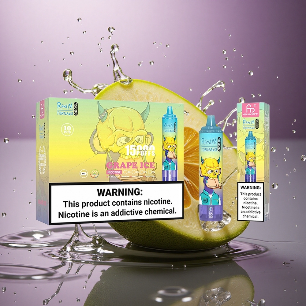 RandM Fumot Tornado 15000 Puffs Hroznový ľad 25ml 850mAh