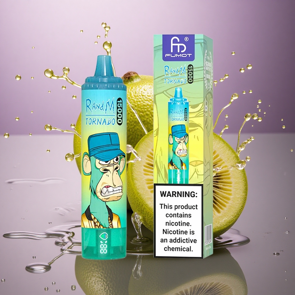 RandM Fumot Tornado 15000 Puffs Kiwi Maracuja Guava 25ml 850mAh