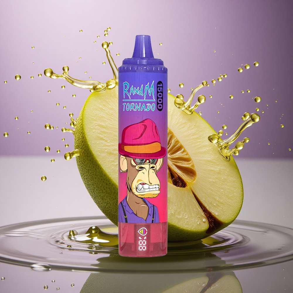 RandM Fumot Tornado 15000 Puffs Kyslé Jablko 25ml 850mAh