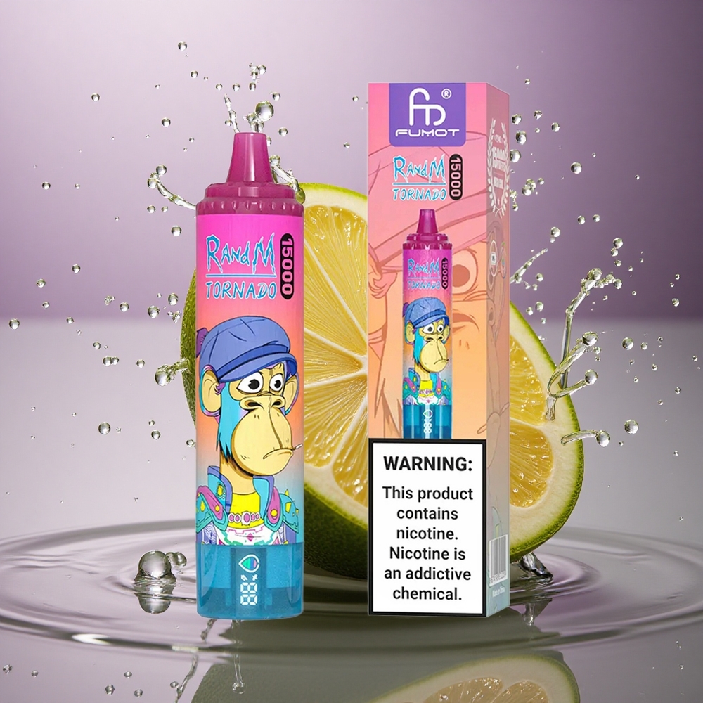 RandM Fumot Tornado 15000 Puffs Limónadový 25ml 5% nikotínu