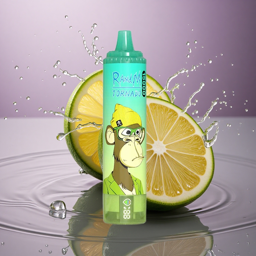 RandM Fumot Tornado 15000 Puffs Limeta Lime s 25ml a 850mAh