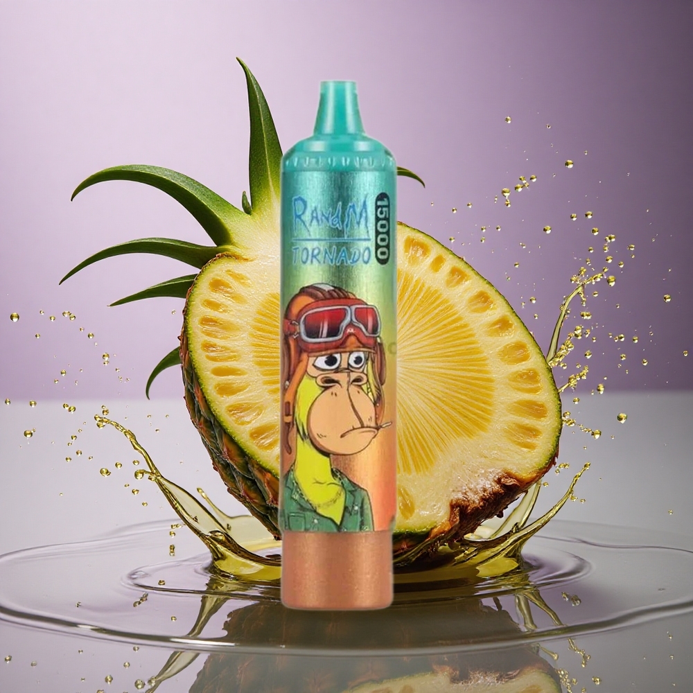 RandM Fumot Tornado 15000 Puffs Mrazený Ananás 25ml 5% nikotínu