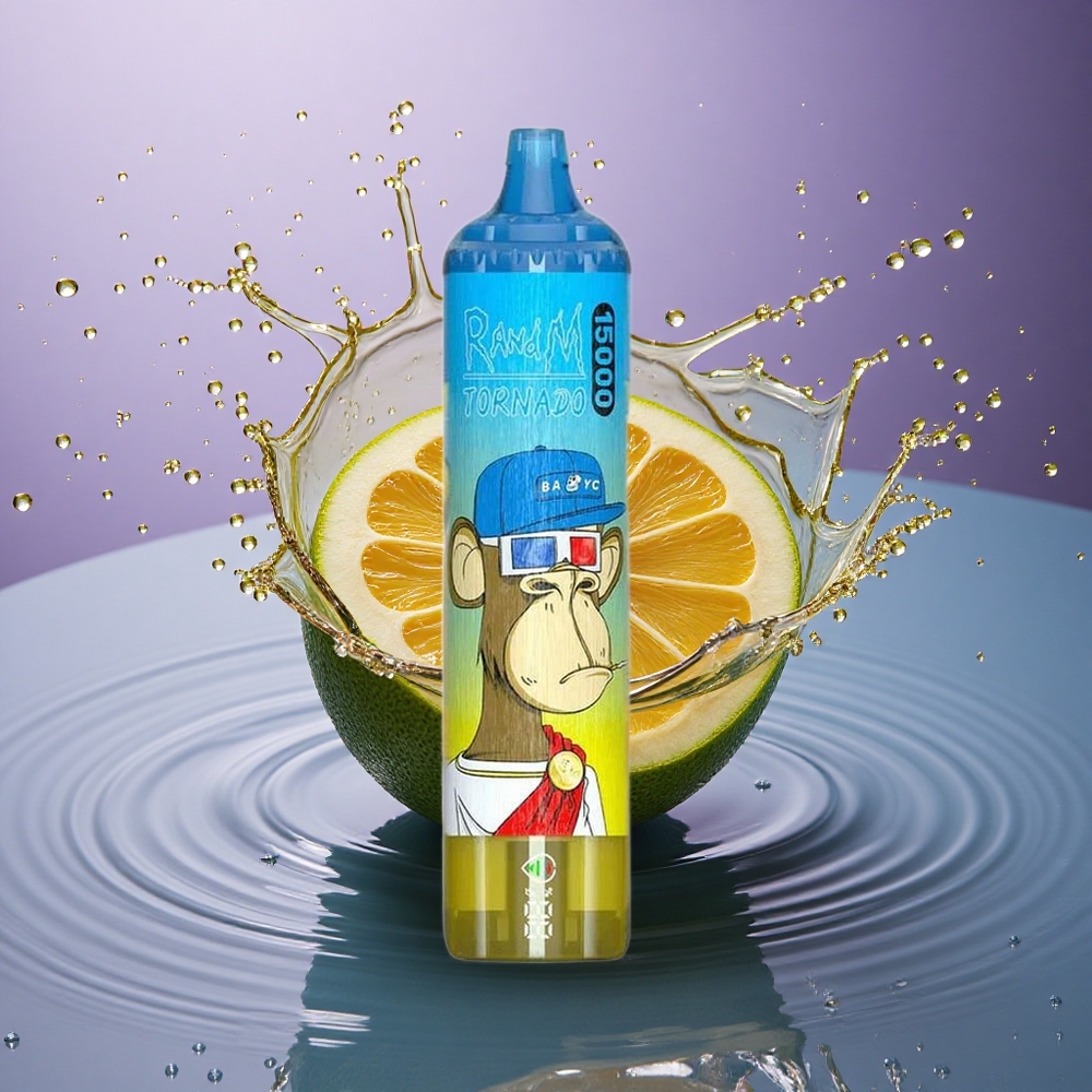 RandM Fumot Tornado 15000 Puffs Pán Modrý 25ml 850mAh Mesh Coil