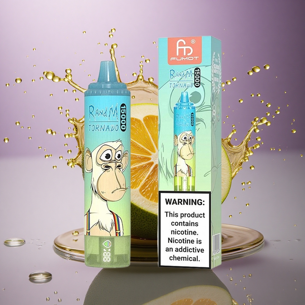 RandM Fumot Tornado 15000 Puffs Ľadový výbuch 25ml 5% nikotínu