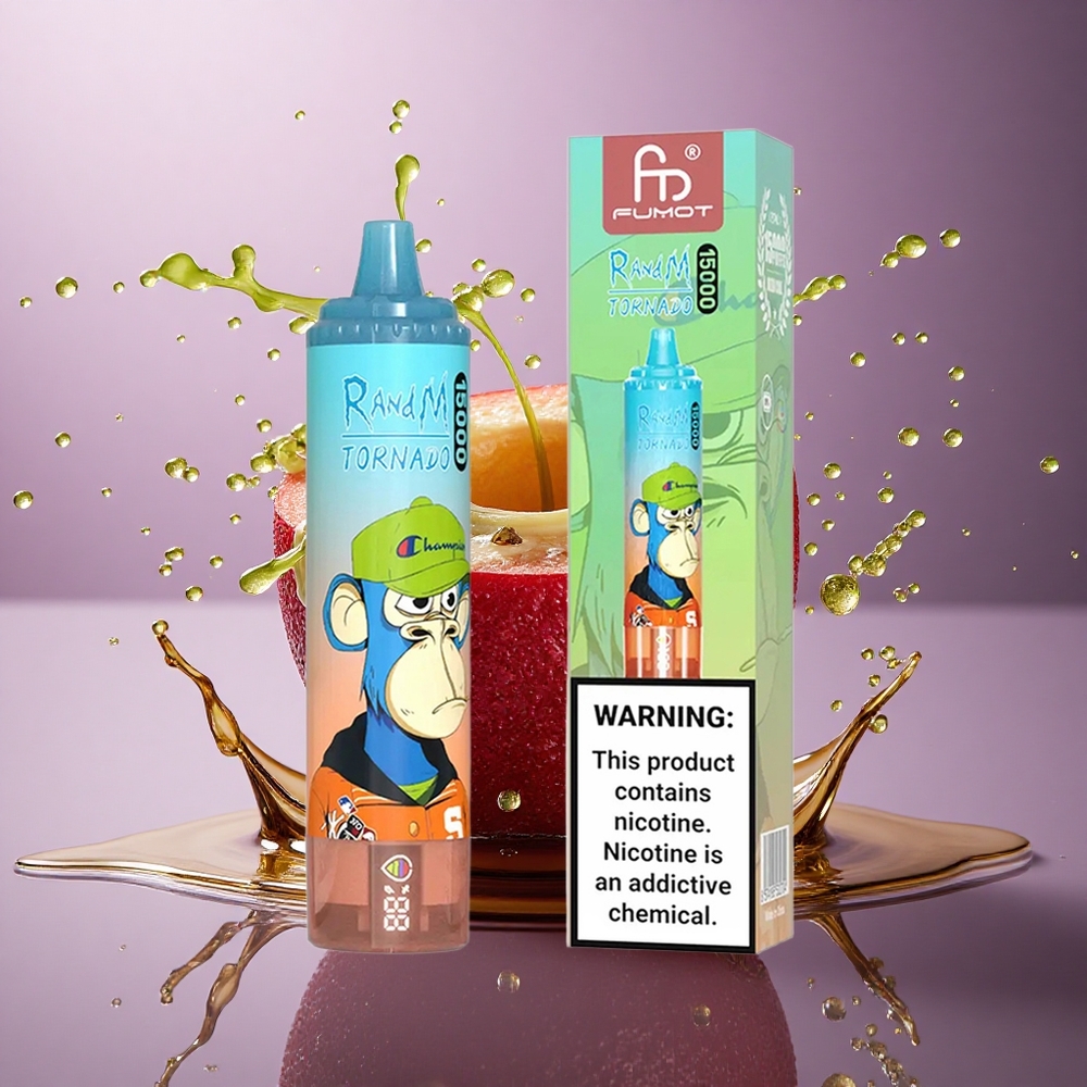 RandM Fumot Tornado 15000 Puffs Čerešňová Kola 25ml Mesh 850mAh