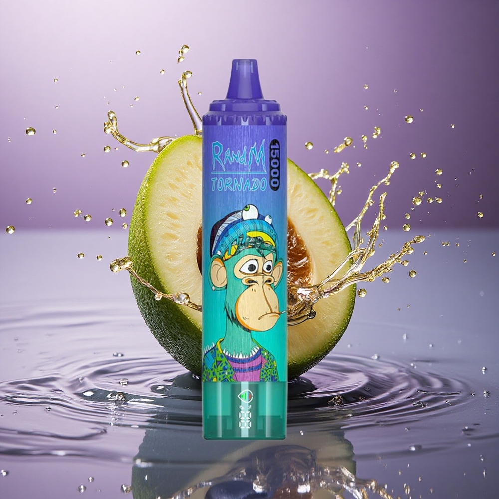 RandM Fumot Tornado 15000 Puffs Čučoriedka na ľade s 850mAh a 5% nikotínu