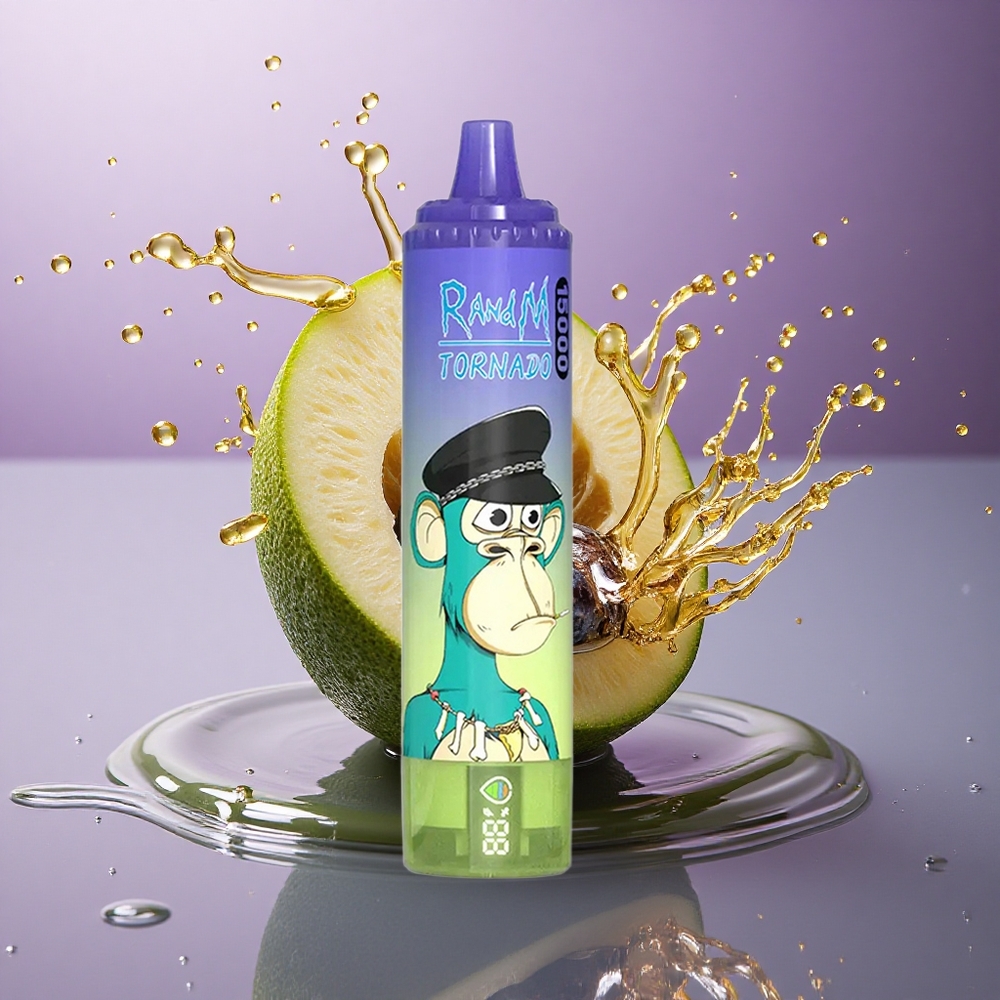 RandM Fumot Tornado 15000 Puffs Čučoriedková žuvačka s 25ml kvapaliny a 5% nikotínu