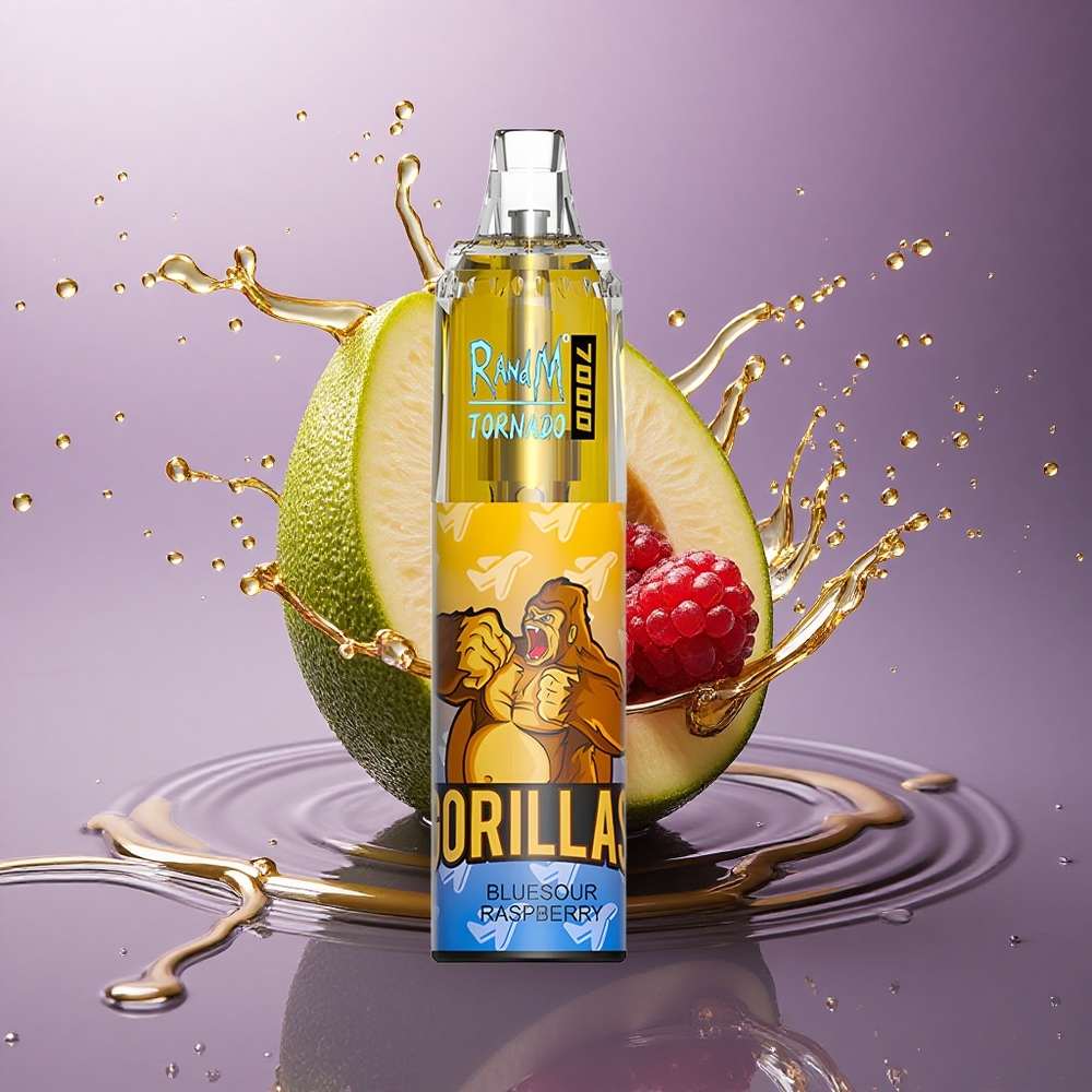 RandM Fumot Tornado 7000 Puffs Modrá Malina 850mAh Typ-C