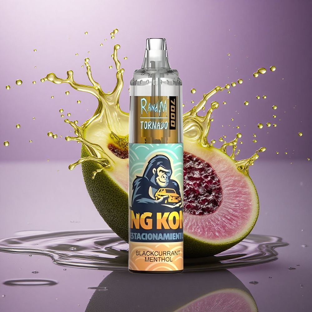 RandM Fumot Tornado 7000 Puffs Ríbezľový Mentol 850 mAh Typ-C