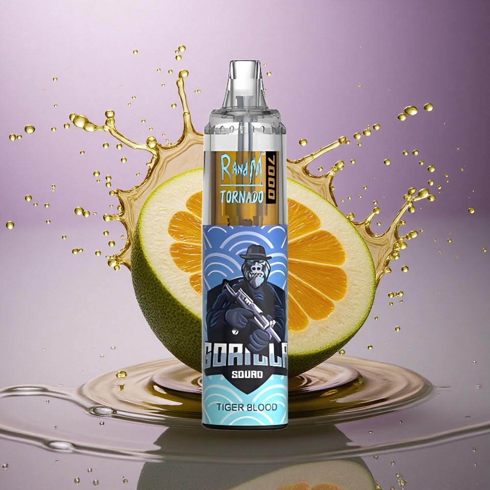 RandM Fumot Tornado 7000 Puffs Tygria Krv Mesh Cievka 850mAh