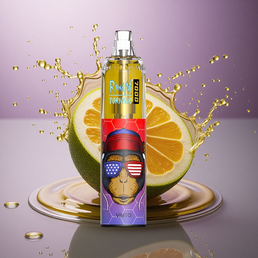 RandM Fumot Tornado 7000 Puffs Vimto Disposable Vape s batériou 850 mAh a nastaviteľným vzduchom