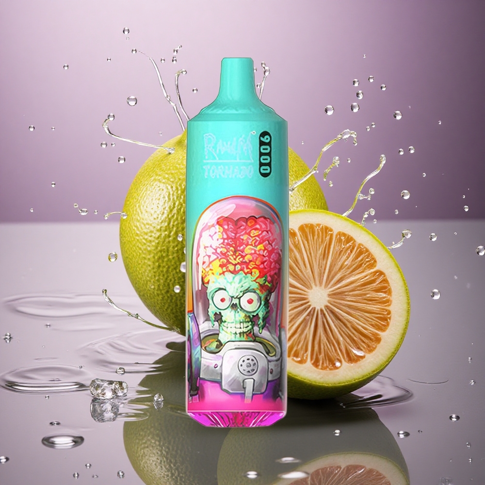RandM Fumot Tornado 9000 Puffs Guavový ľad s 18 mL a 850 mAh Batériou