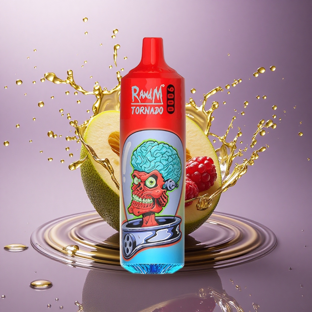 RandM Fumot Tornado 9000 Puffs Mixované Bobule 850 mAh 18 mL Mesh