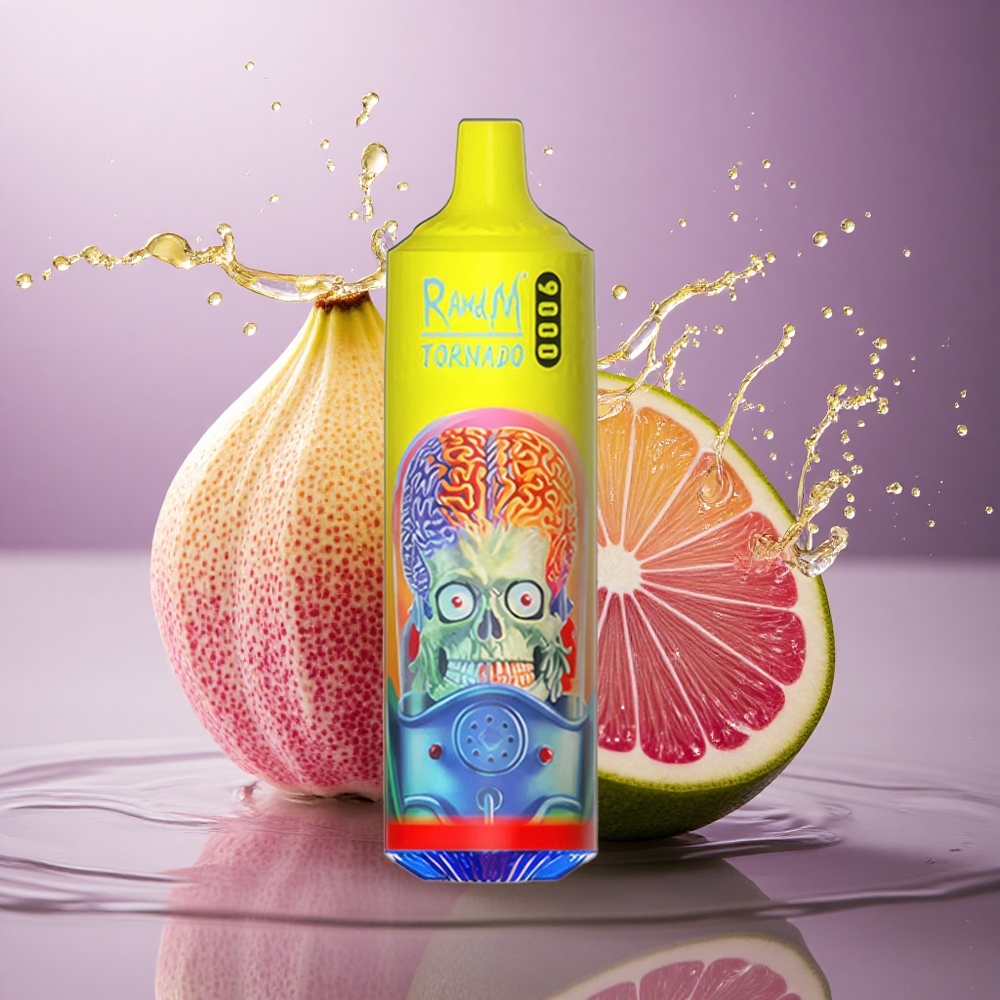 RandM Fumot Tornado 9000 Puffs Ružová Limonáda s 18 mL a Mesh Coil