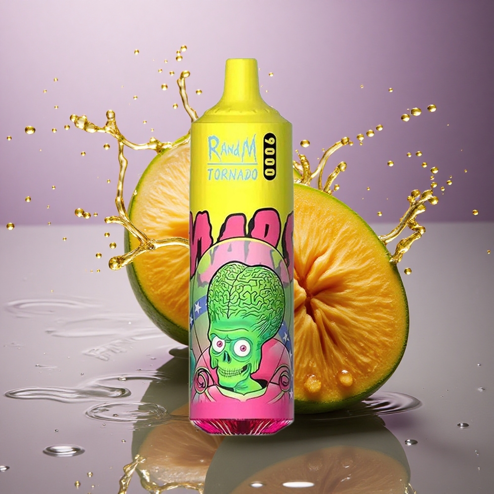 RandM Fumot Tornado 9000 Puffs Triple Mango s 850 mAh a 18 mL