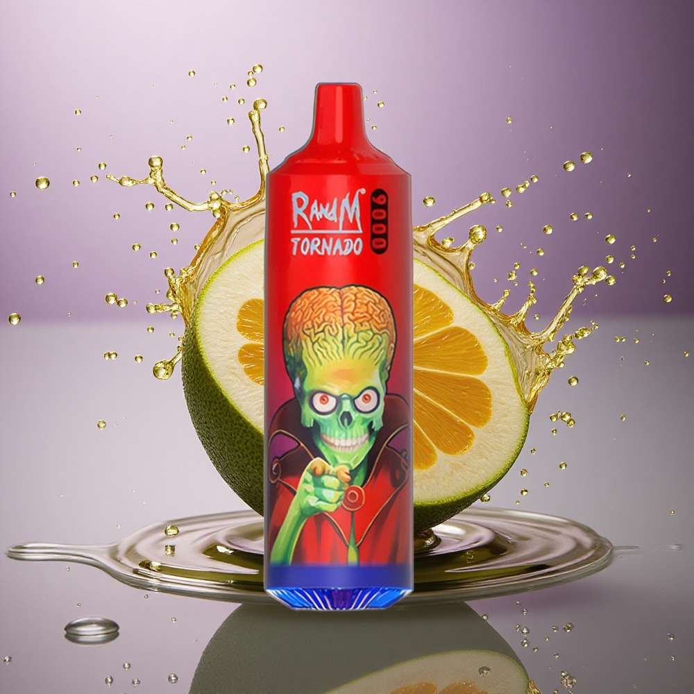 RandM Fumot Tornado 9000 Puffs Ľadový Mätový Výbuch s 18 mL a 850 mAh