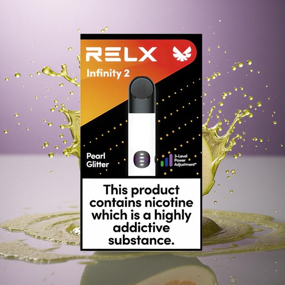 Relx Infinity 2 Vape Device Perlový Prášok s 440mAh Batériou a USB-C Nabíjaním