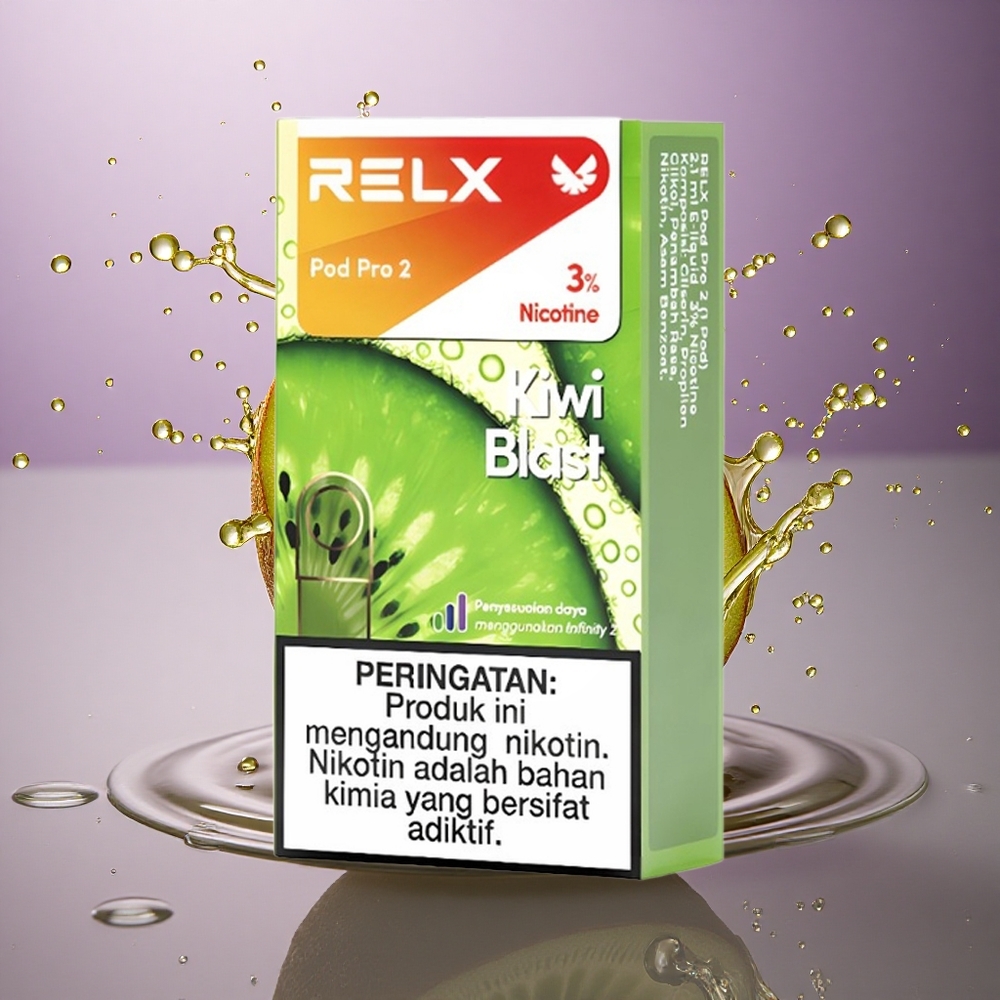 Relx Pod Pro 2 Vape Device Kiwi Príval 30mg/ml nikotínu, 1,9ml, 3 napätia