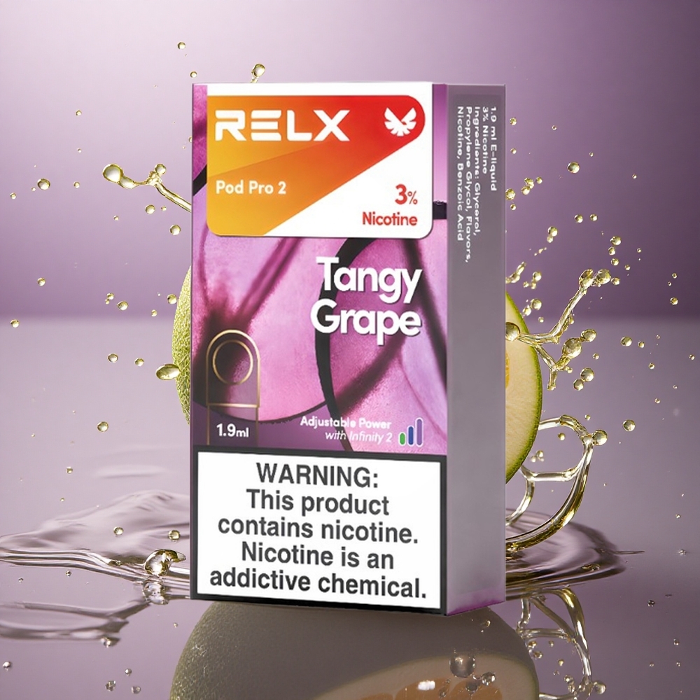 Relx Pod Pro 2 Vape Device Kyseľ Hrozno 30mg/ml nikotínu, 1.9ml, 3 napäťové režimy
